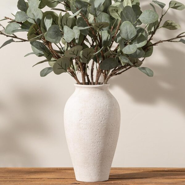 Ceramic Vase For Home Decor, Farmhouse-Style Tabletop Ornament
